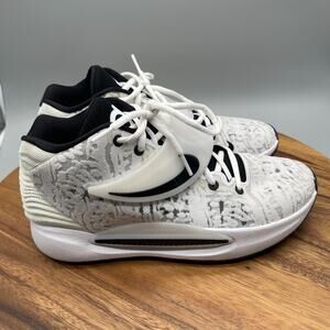 Nike Kd 14 Tb Promo Shoes Mens Size 10 White Oreo Basketball Comfort Sneakers